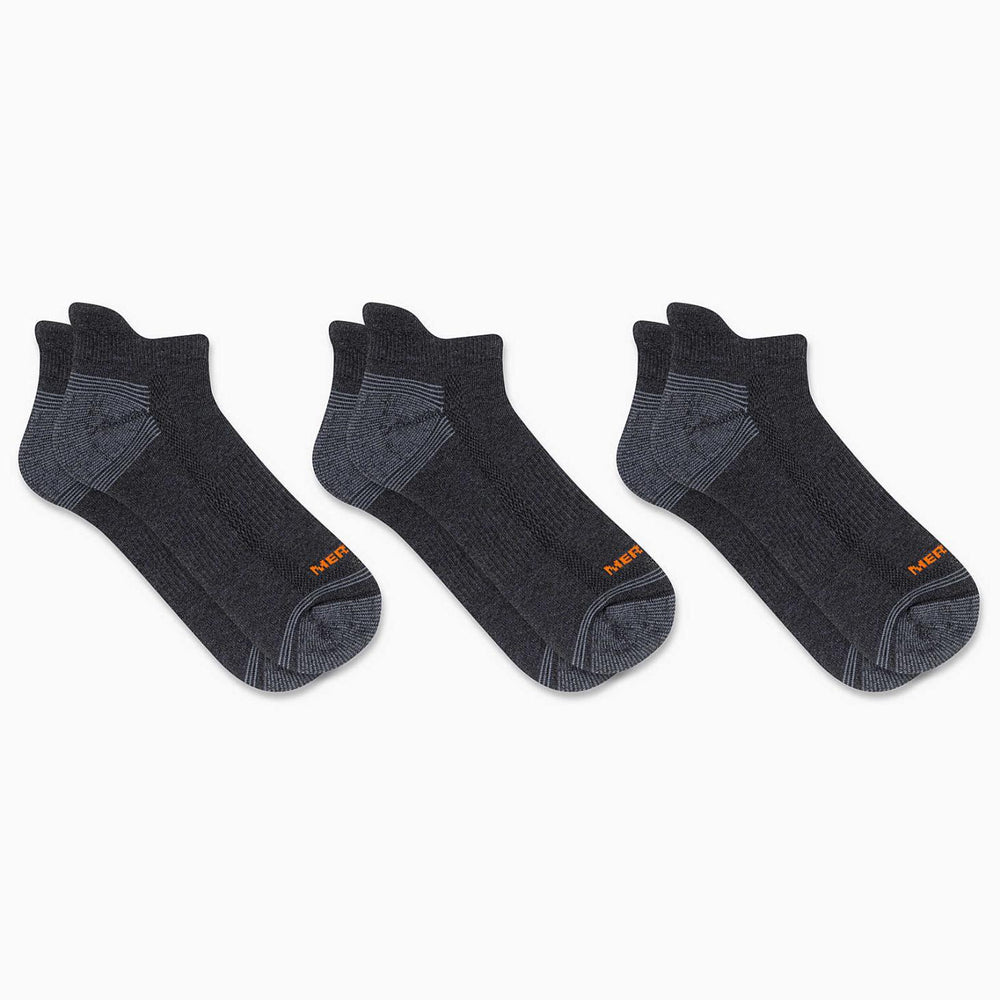 Merrell Recycled Low Cut Tab Sock 3 Pack Black | Women/Men Socks
