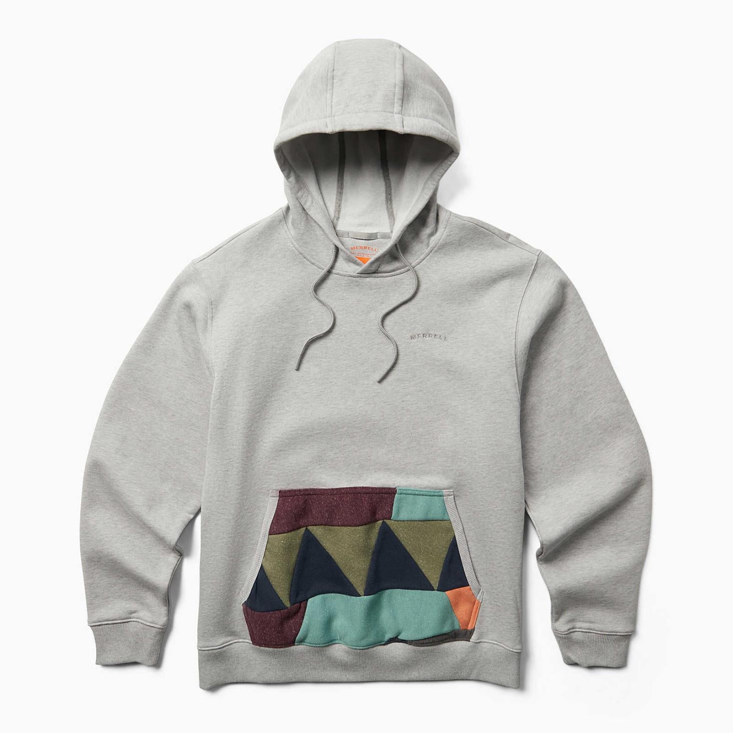 Merrell Scrap Pullover Hoody Grey Heather | Men Tops
