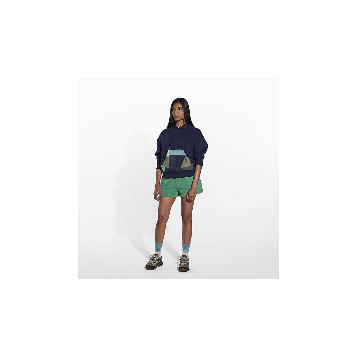 Merrell Scrap Pullover Hoody Navy | Women Tops