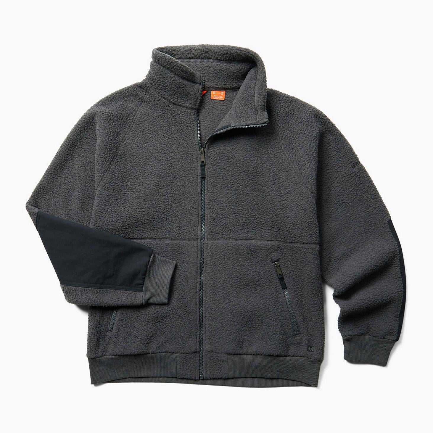 Merrell Sherpa Full Zip Asphalt | Men Outerwear