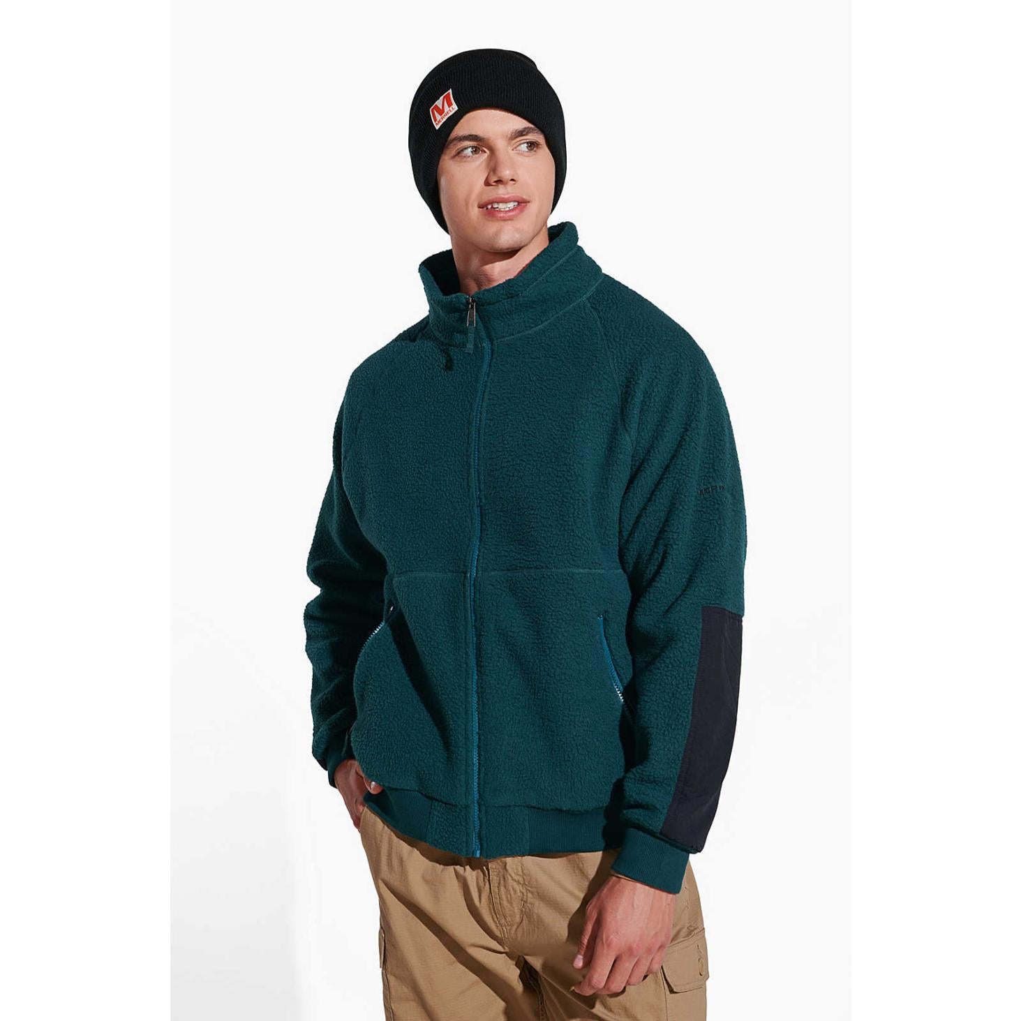 Merrell Sherpa Full Zip Sea Moss | Men Tops