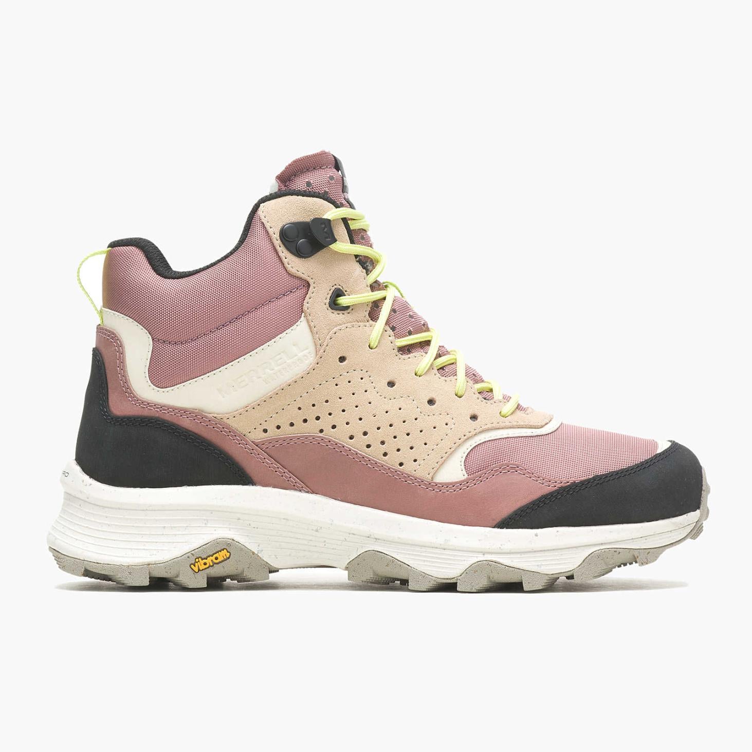 Merrell Speed Solo Mid Waterproof Burlwood | Women Sneakers