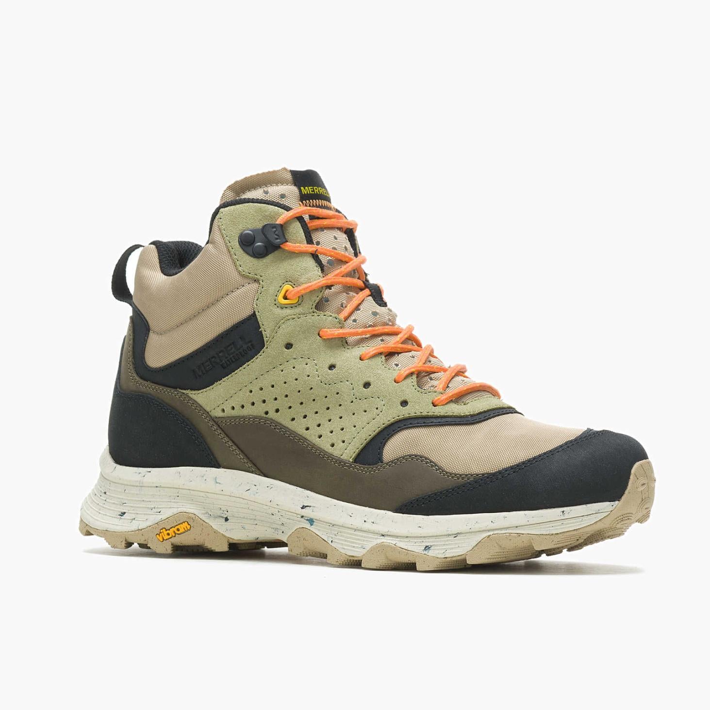 Merrell Speed Solo Mid Waterproof Clay/olive | Men Boots