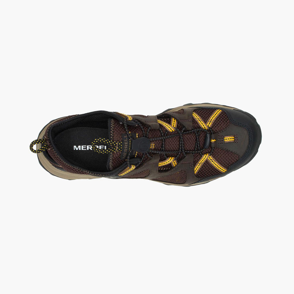 Merrell Speed Strike Leather Sieve Espresso | Men Slip-Ons