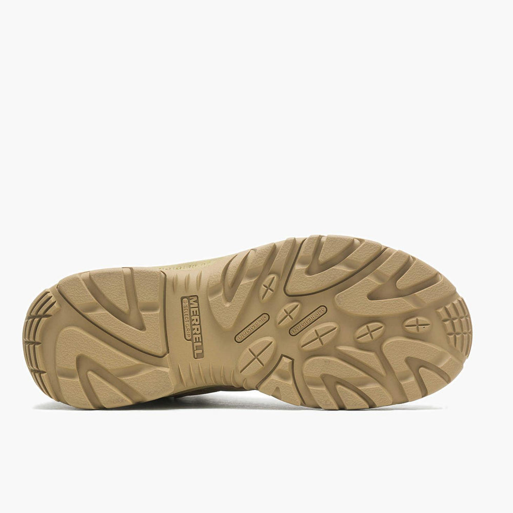 Merrell Strongfield Tactical 6" Waterproof Boot Dark Coyote | Men Boots