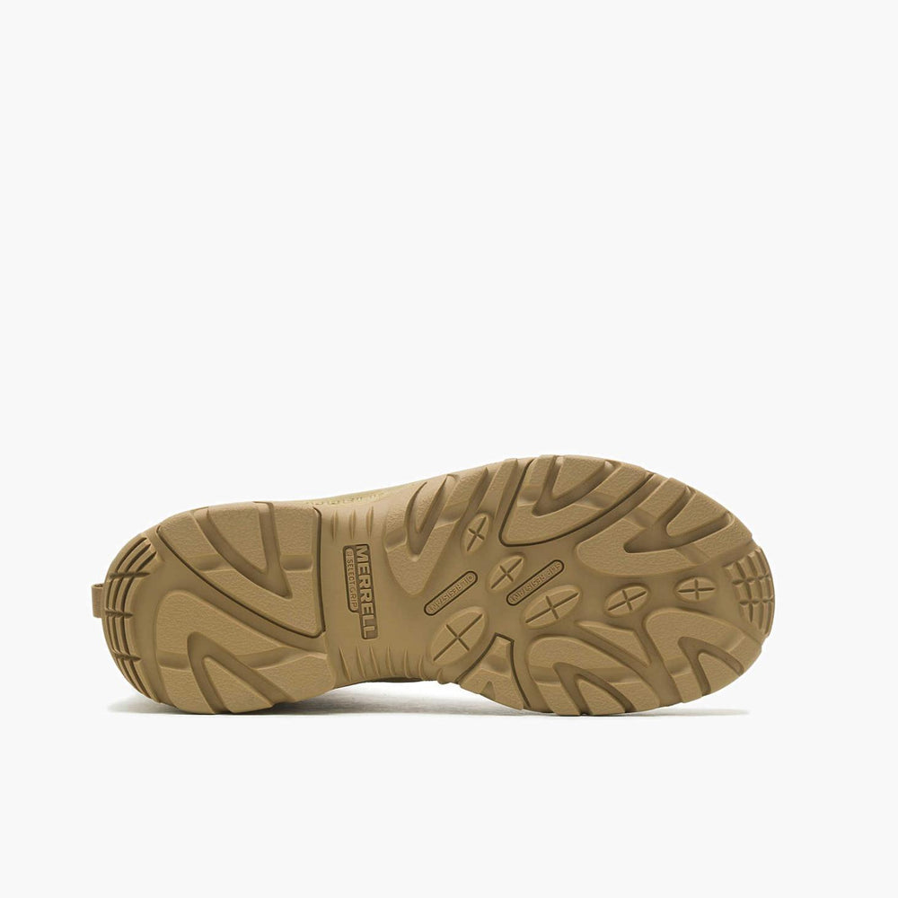 Merrell Strongfield Tactical 8" Waterproof Boot Dark Coyote | Men Boots