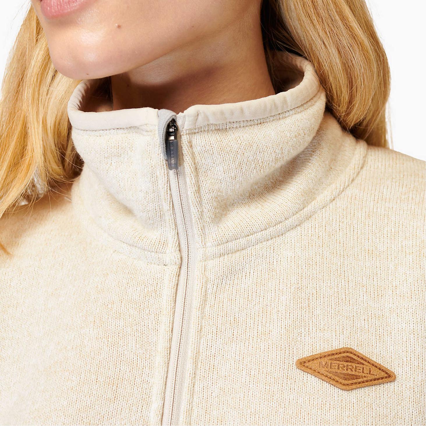 Merrell Sweater Weather Full Zip Moonbeam | Women Tops