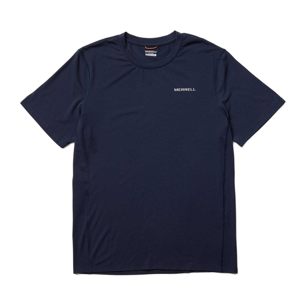 Merrell Tencel™ Short Sleeve Tee Navy | Men Tops