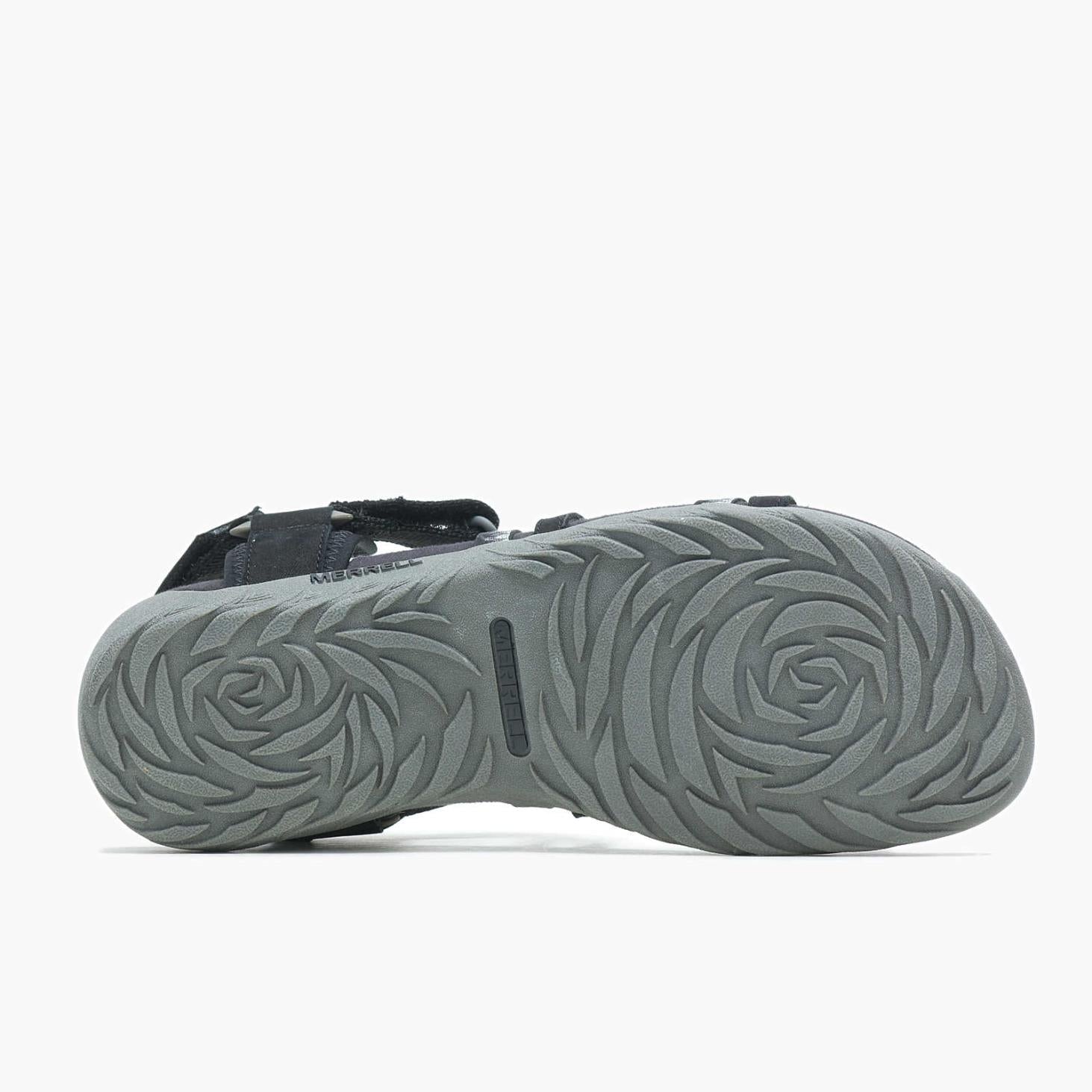 Merrell Terran 3 Cush Lattice Wide Width Black | Women Sandals