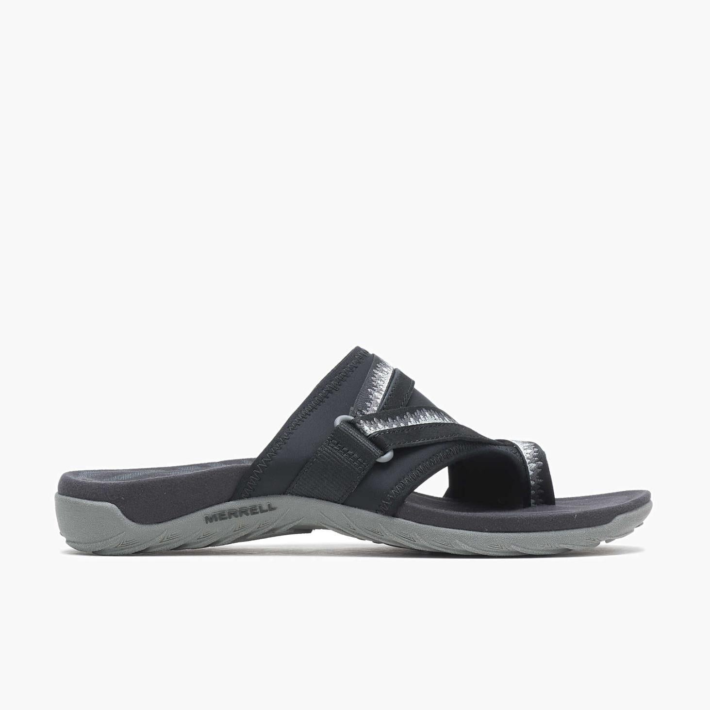 Merrell Terran 3 Cush Post Wide Width Black | Women Sandals