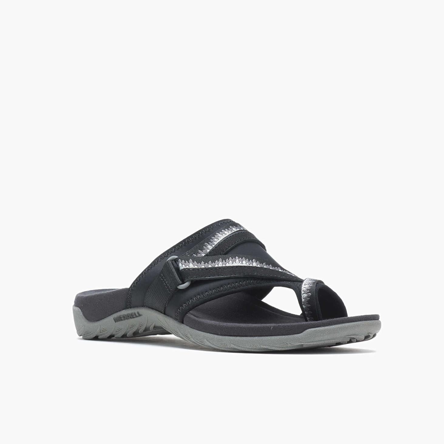 Merrell Terran 3 Cush Post Wide Width Black | Women Sandals