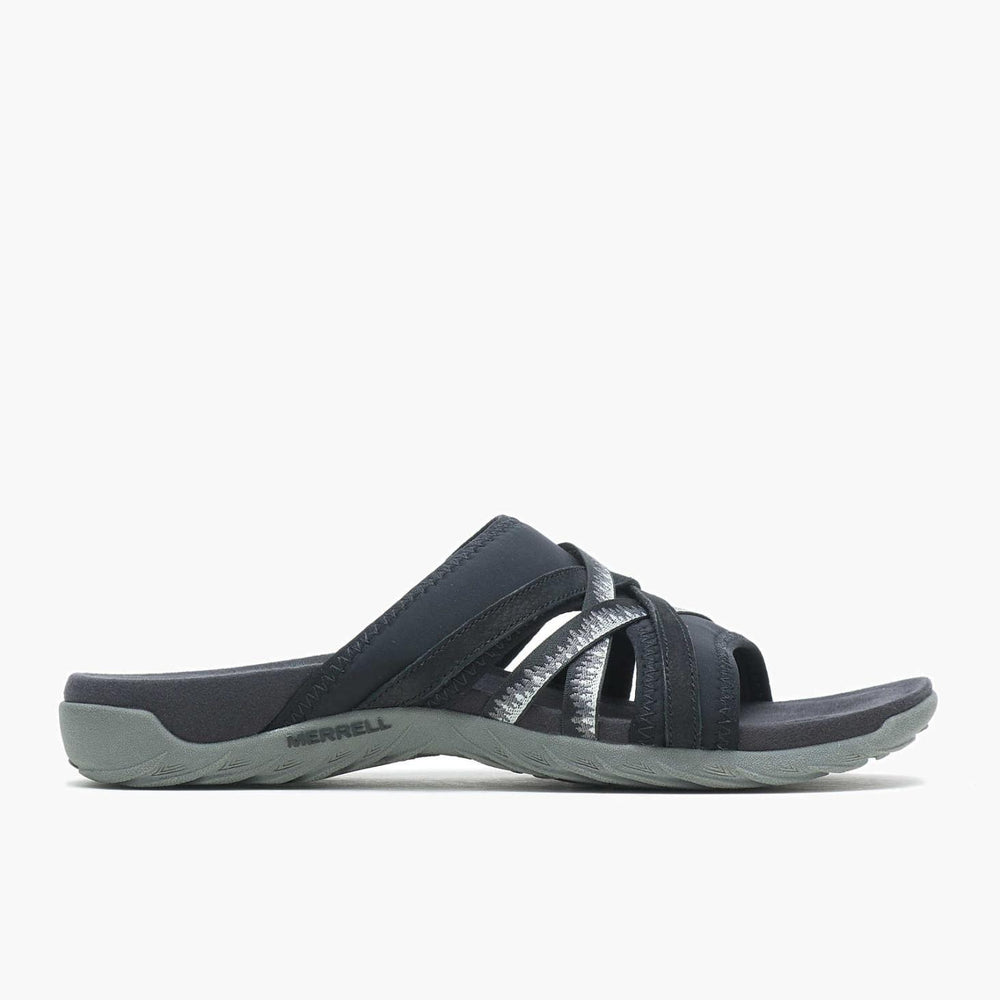 Merrell Terran 3 Cush Slide Wide Width Black | Women Sandals