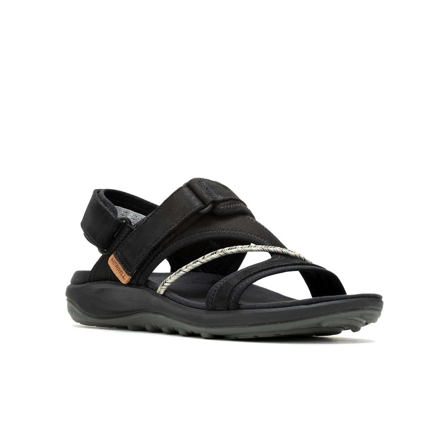 Merrell Terran 4 Backstrap Wide Width Black | Women Sandals