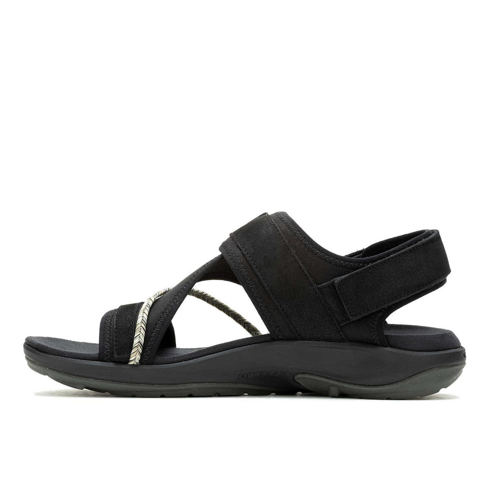 Merrell Terran 4 Backstrap Wide Width Black | Women Sandals
