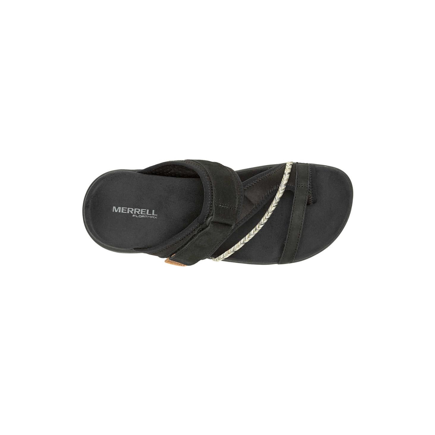 Merrell Terran 4 Post Wrap Wide Width Black | Women Sandals
