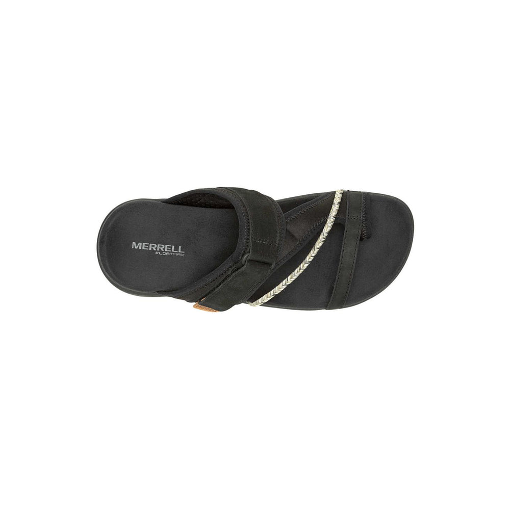 Merrell Terran 4 Post Wrap Wide Width Black | Women Sandals