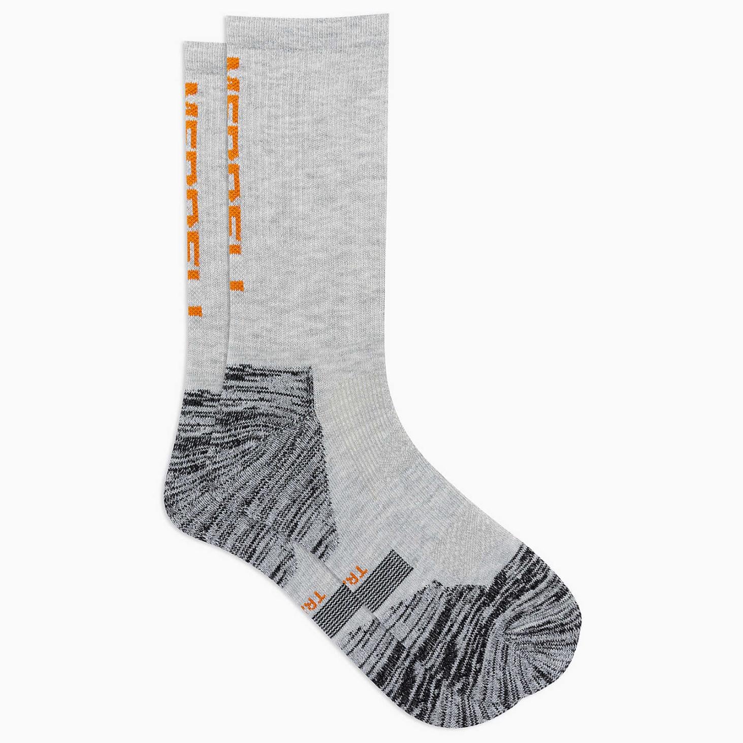 Merrell Thermal Trail Run Crew Sock Gray Heather | Women/Men Socks