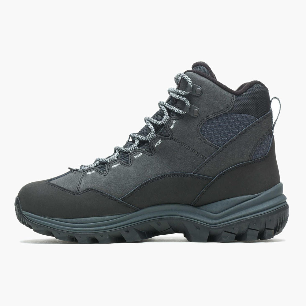 Merrell Thermo Chill Mid Waterproof Wide Width Black | Men Boots