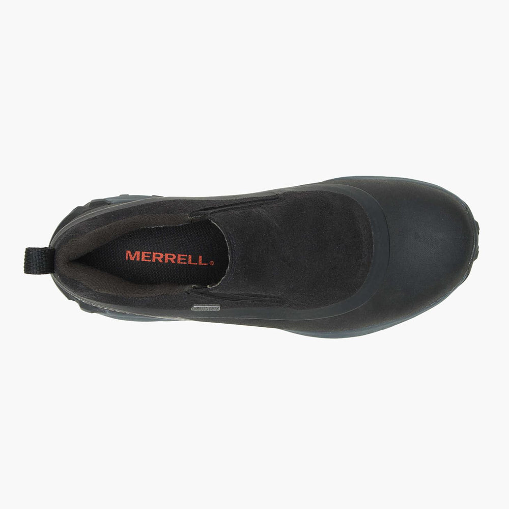 Merrell Thermo Snowdrift Moc Shell Waterproof Black | Women Winter Boots