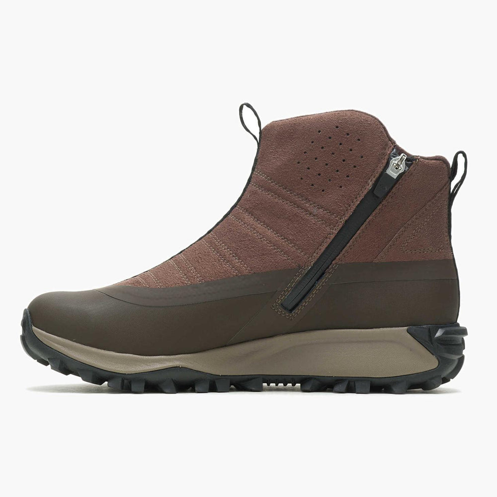 Merrell Thermo Snowdrift Zip Mid Shell Earth | Men Boots