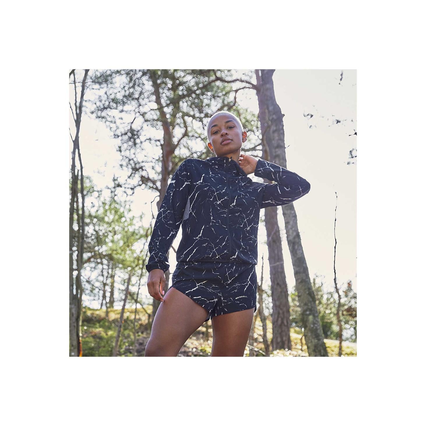 Merrell Trail Running Jacket Lightning Print | Women Outerwear