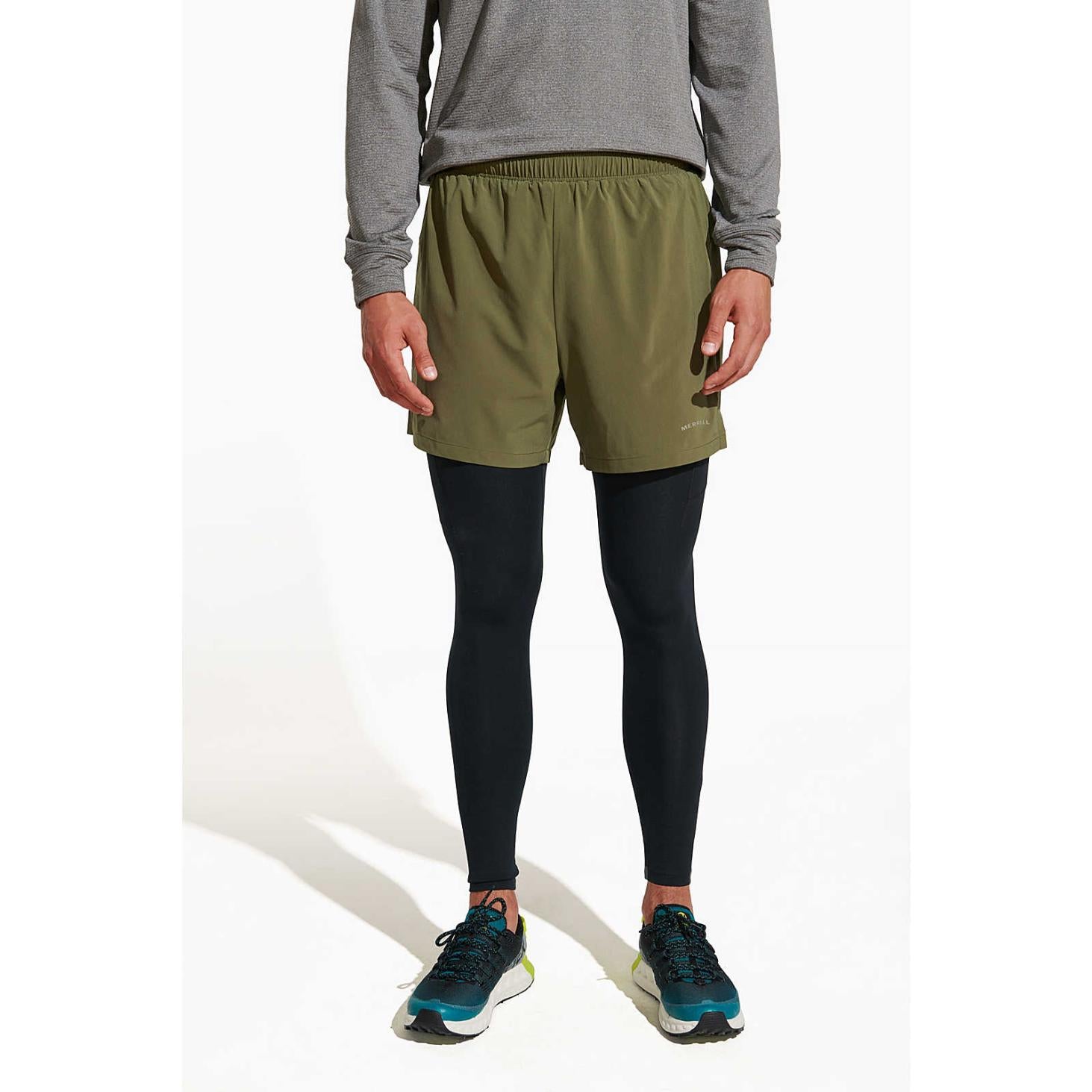 Merrell Trail Running Legging Black | Men Bottoms