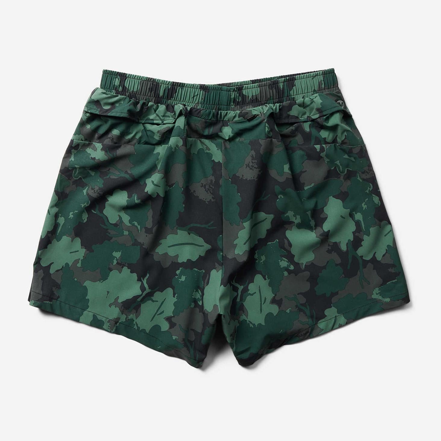 Merrell Trail Running Short Sea Moss Leaf Print | Men Bottoms