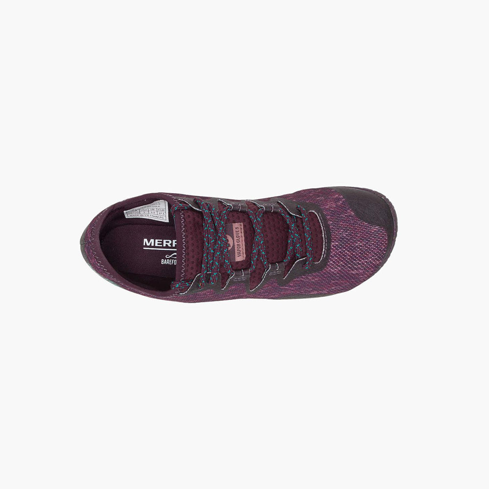Merrell Vapor Glove 5 Burgundy | Women Barefoot