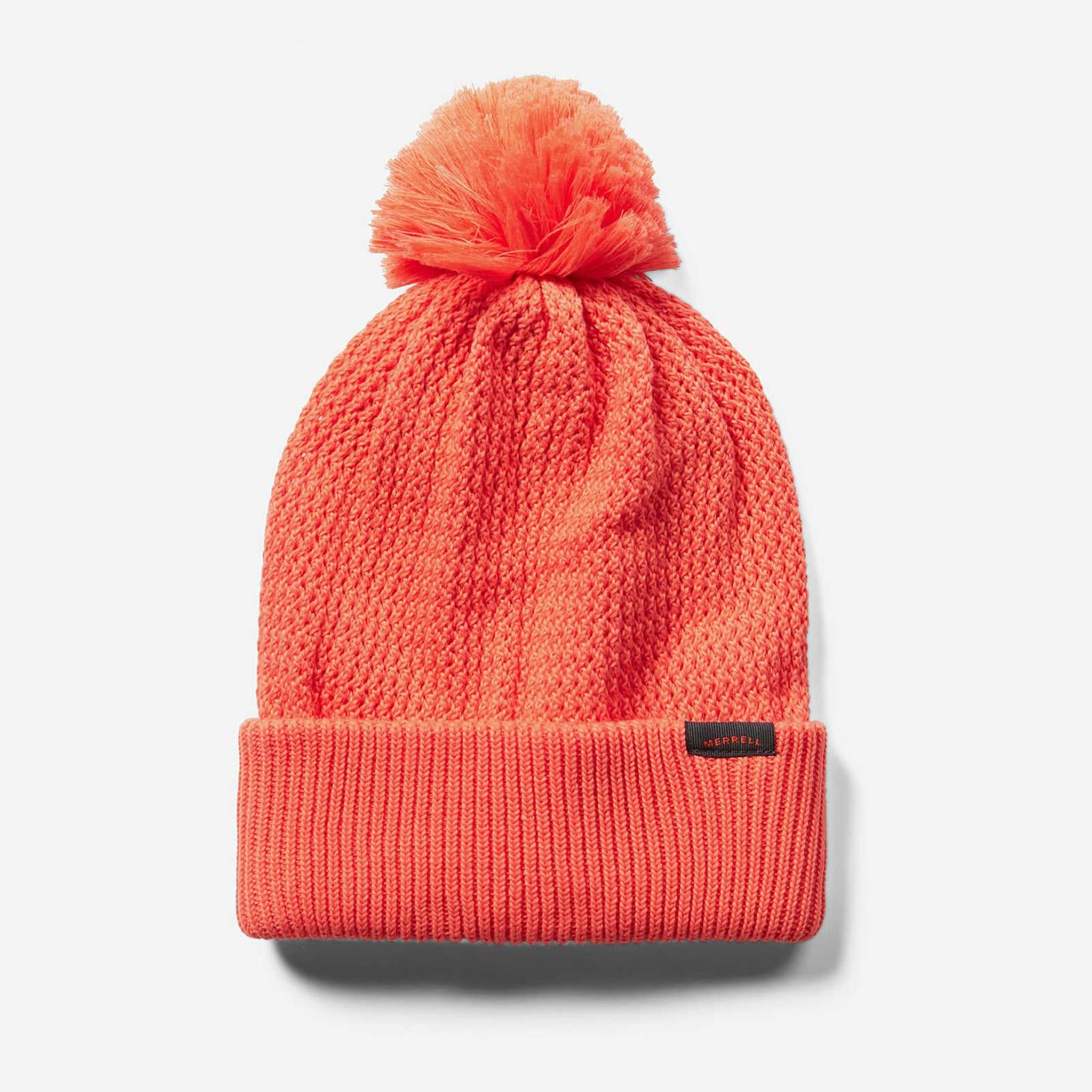 Merrell Waffle Bobble Beanie Peach Echo | Women/Men Hats