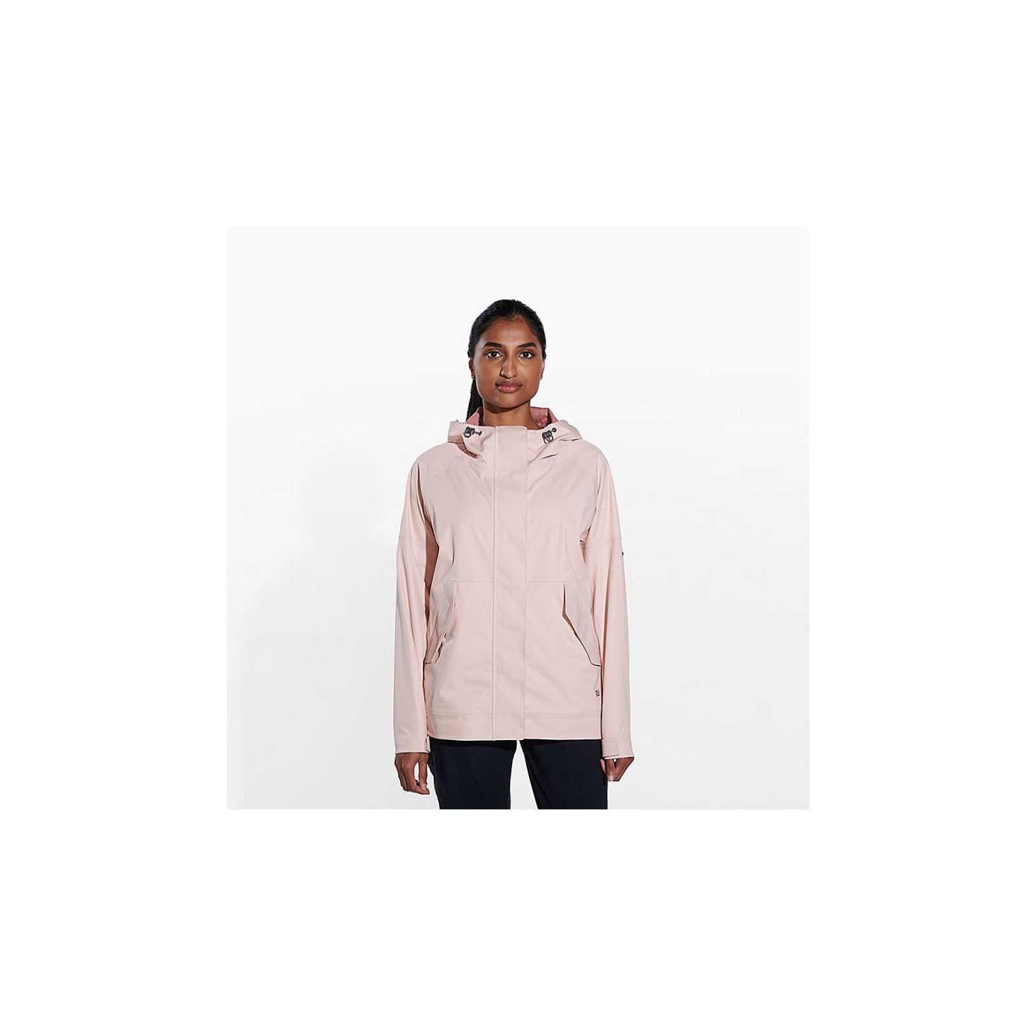 Merrell Whisper Rain Shell Rose Smoke | Women Outerwear