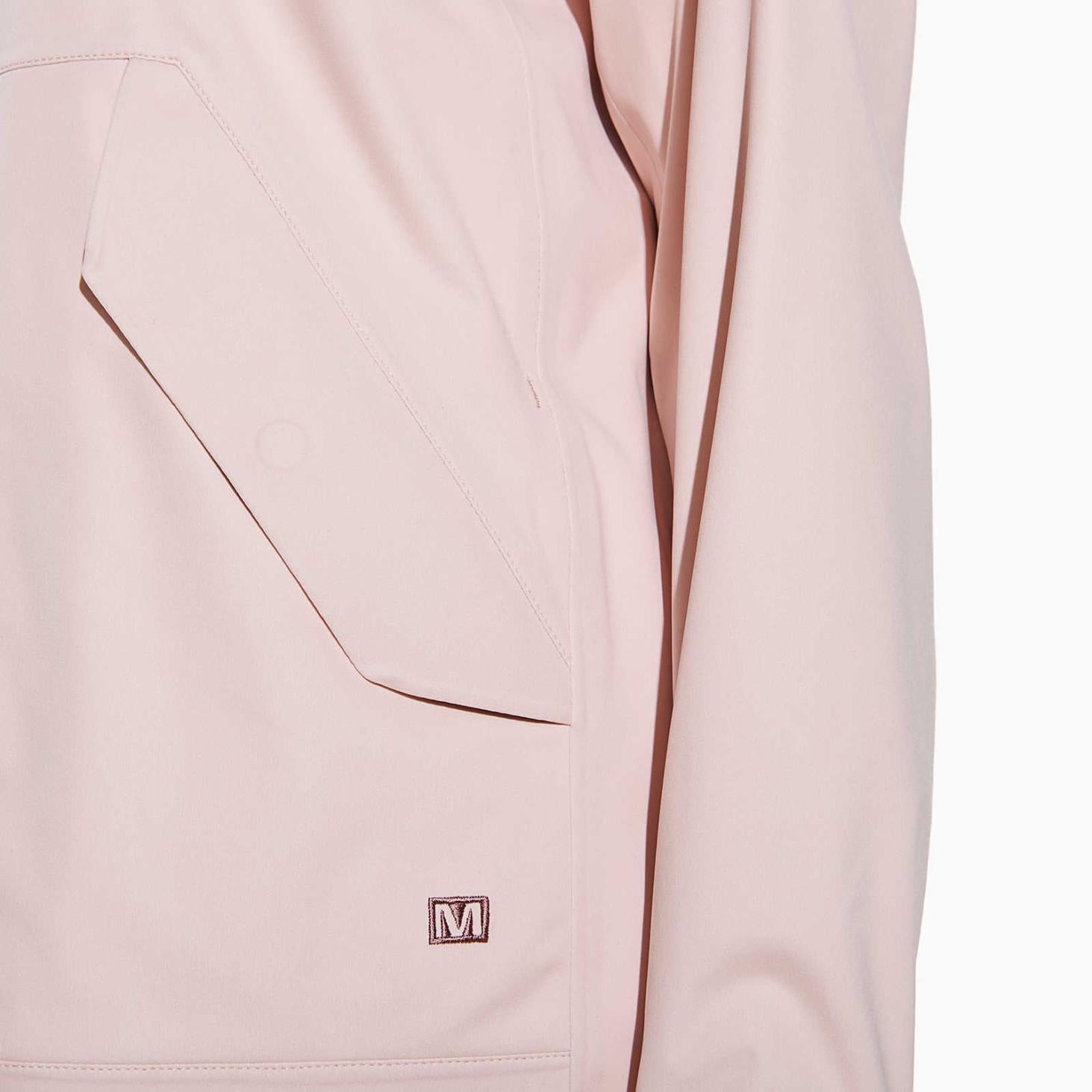 Merrell Whisper Rain Shell Rose Smoke | Women Outerwear