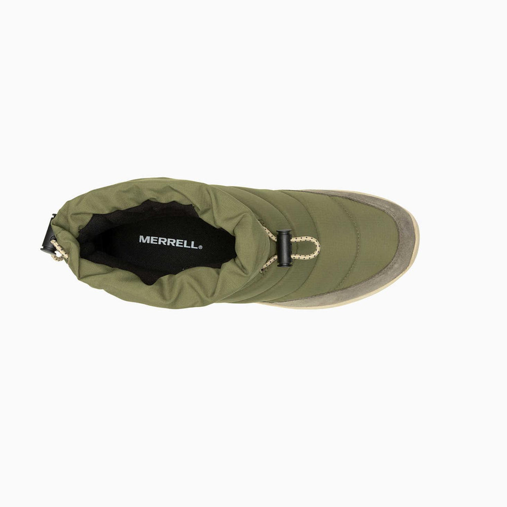 Merrell Winter Moc Zero Tall Avocado | Men Slip-Ons