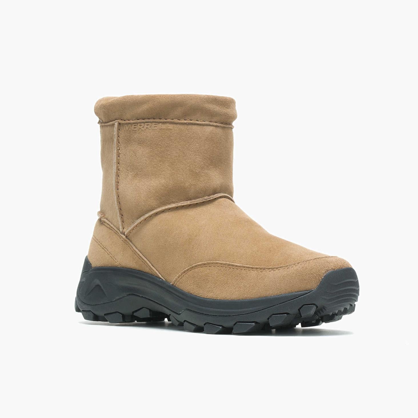 Merrell Winter Pull On Wide Width Camel | Men Winter Boots