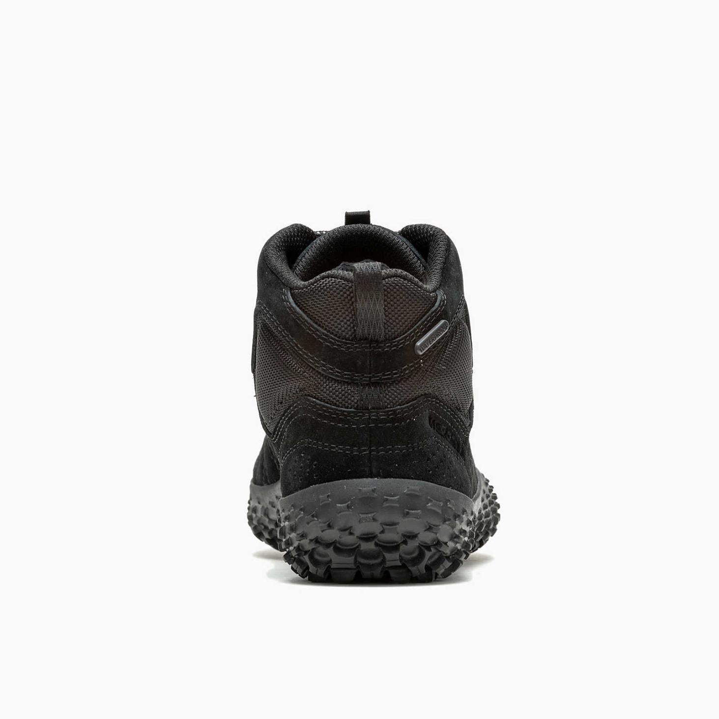 Merrell Wrapt Mid Waterproof Black/black | Women Barefoot