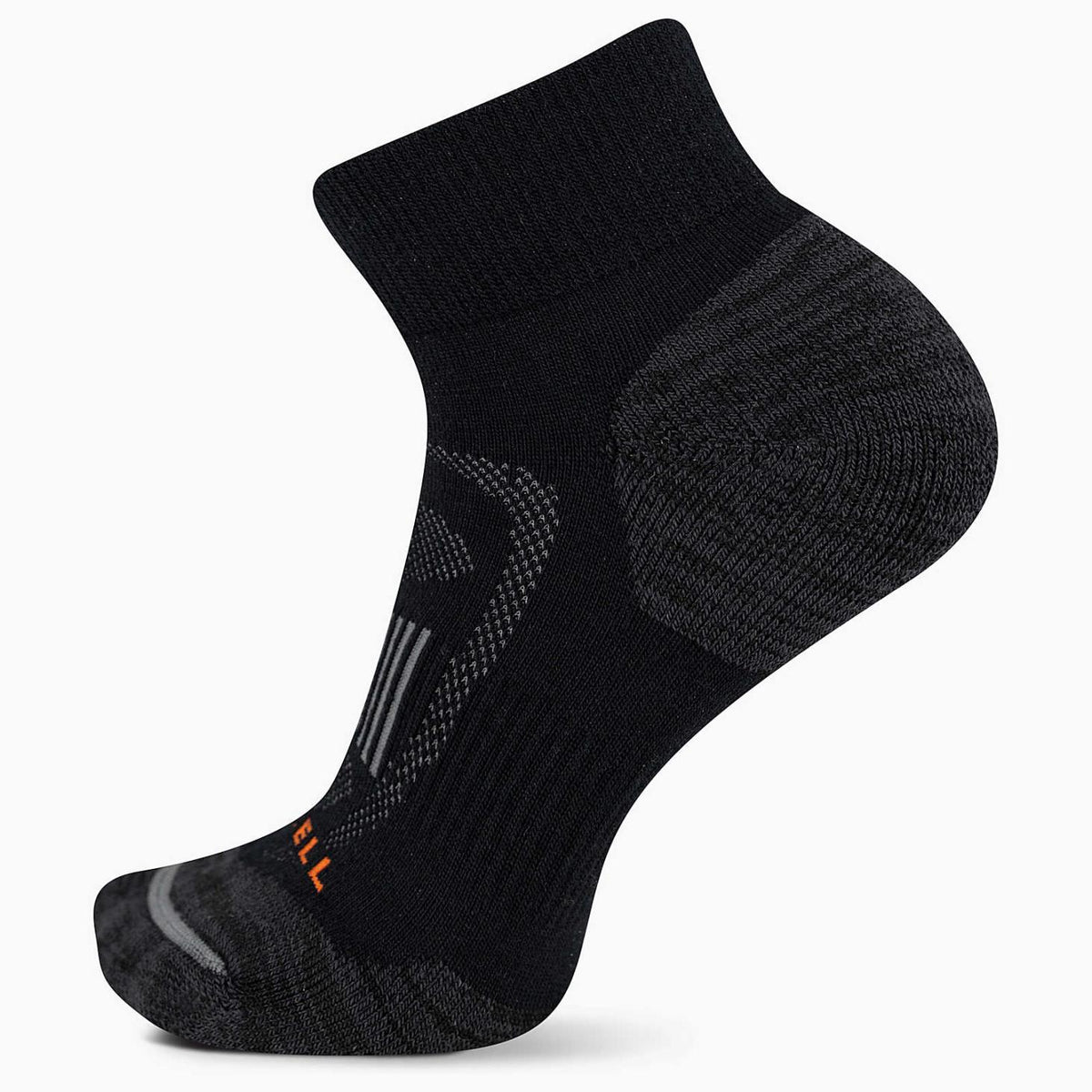 Merrell Zoned Quarter Hiker Sock Onyx | Women/Men Socks