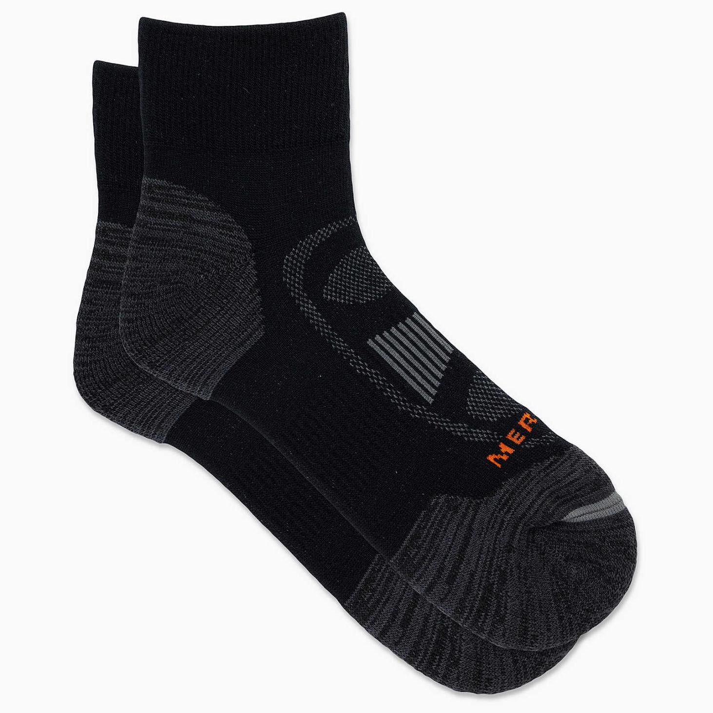 Merrell Zoned Quarter Hiker Sock Onyx | Women/Men Socks